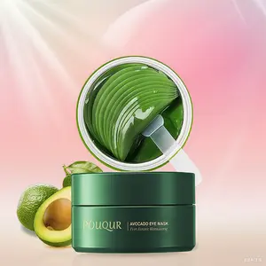 Avocado Moisturizing Eye Mask |   60pcs/set Eye Mask Eye Care Product for Dark Eye Bags ,rich in hyaluronic acid, deeply hydrates and moisturizes