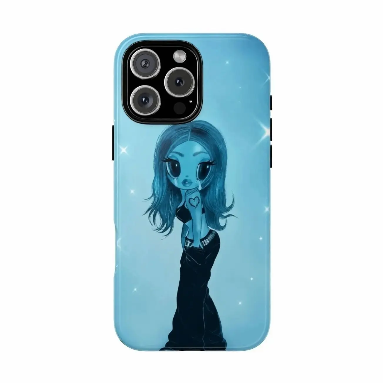Karol G New Ablum 2026 Tropicoqueta Cartoon Character Hibiscus Flower Phone Case Protective Cover for iPhone 17, X, 11, 12, 13, 14, 15, 16 Series & Galaxy Series