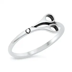 Scissors Ring - 925 Sterling Silver