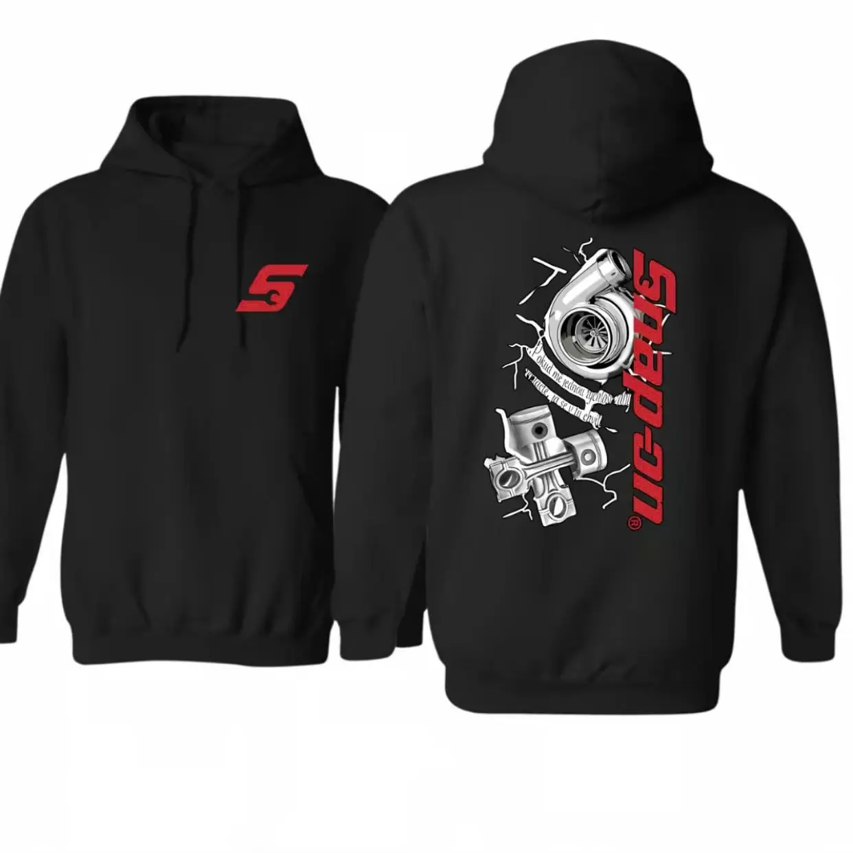 Snap On Turbo Hoodie, Piston & Turbocharger Graphic Pullover, Mechanic Workwear For Him and Dad, Menswear Garage Apparel, Gift For Him