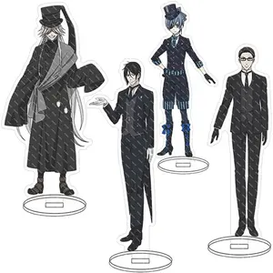 Anime Figure Grell Sutcliff Under Taker Cosplay Acrylic Stand Model Plate Holder Cake Topper Birthday Toy Fans Gift