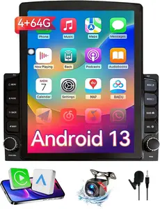 Android 13 Car Stereo Head Unit Compatible with 3rd Gen Toyota Tacoma 2018-2021, 9.7 Inch Touch Screen Car Radio with Wireless CarPlay&Android Auto, GPS, FM, WiFi, Bluetooth, Reverse Camera, SWC