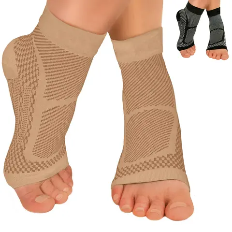 1Pair Sports Ankle Brace Support for Men and Women Ankle Protective Compression Cuff