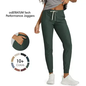 ODODOS Women's Performance Joggers - Ultra Soft odSTRATUM Tech Sweatpants Adjustable Mid Rise Pants with Pockets tiktokshopspringglowup