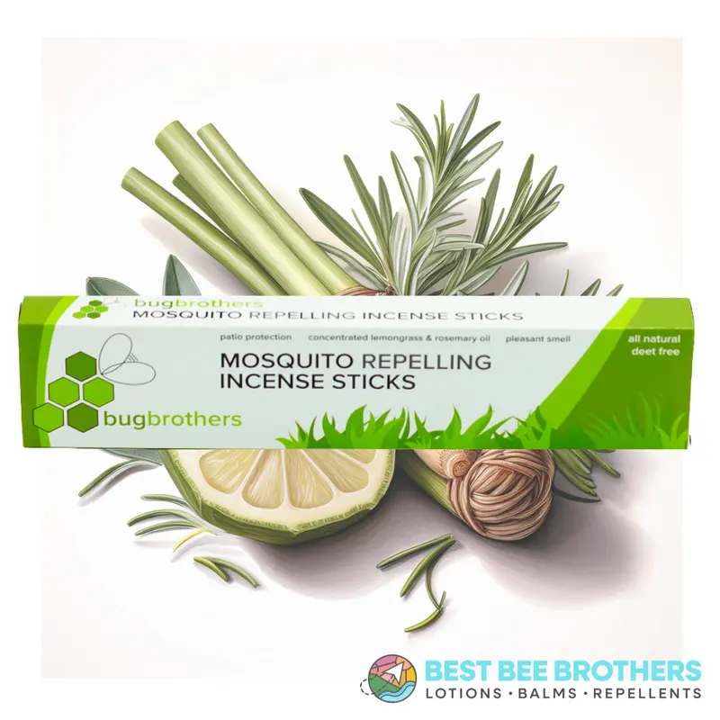 Lemongrass + Rosemary Incense Sticks for Mosquitoes