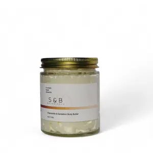 Chamomile & Dandelion Body Butter Organic Body Care canvas body glaze new bodybutter