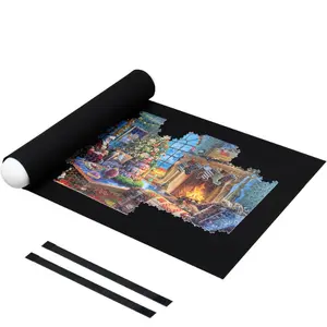 Easter Gift Jigsaw Puzzle Mat Roll-Up: Portable Storage Board for Up to 1500 Pieces - Eco-Friendly Puzzle Saver for Easy Organization and Travel