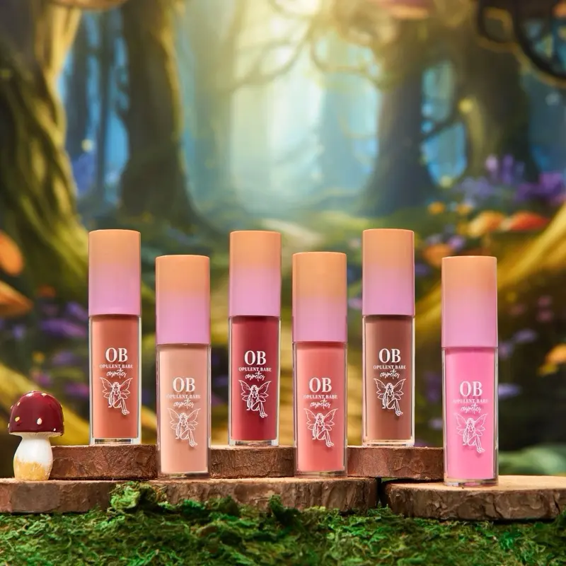 Garden Fairy Lipgloss Full 6 Shade Collection To Wear Lightweight & Soft Whimsical Vibes - Opulent Babe Cosmetics