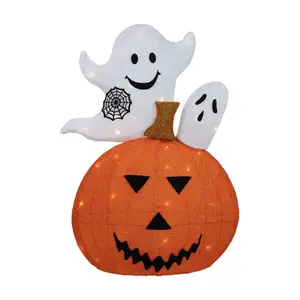 Northlight Lighted Jack-O-Lantern & Ghosts Decoration