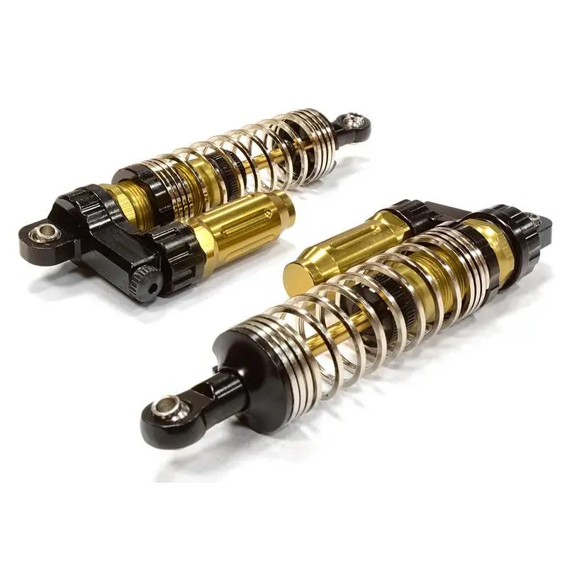 V2 Progressive Spring Piggyback Shocks for SCX-10, SCX10 II & SCX10 III (L=90mm)