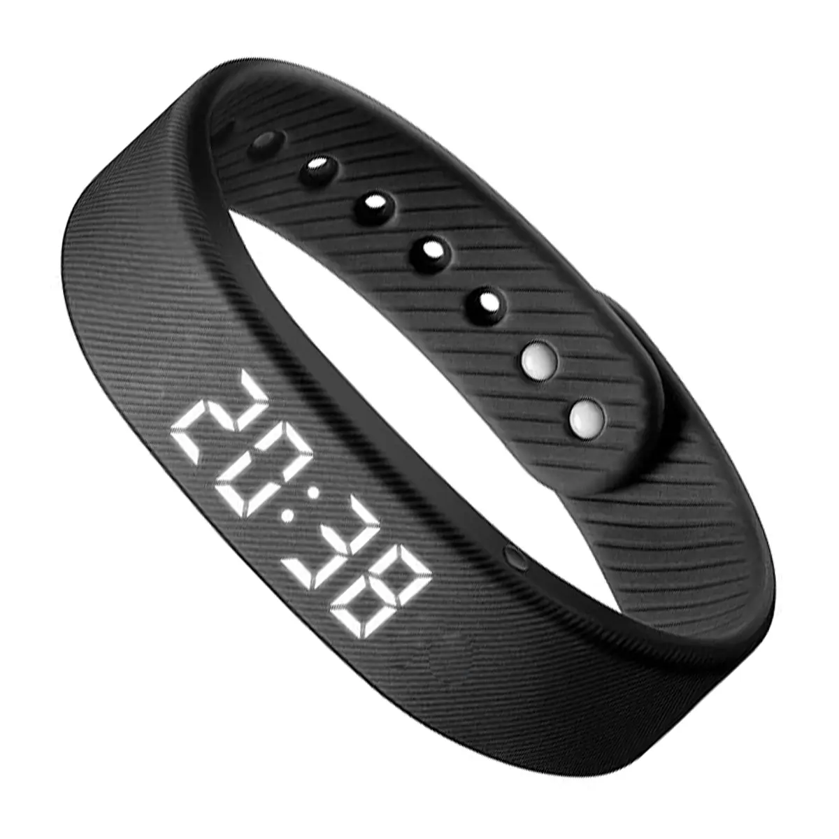 Fitness Tracker with Silent Alarm, Waterproof Band, Step Counter, Built-in USB Plug - No Cables Needed, Ideal for Gym & Travel #SmartWatch #LifeHack