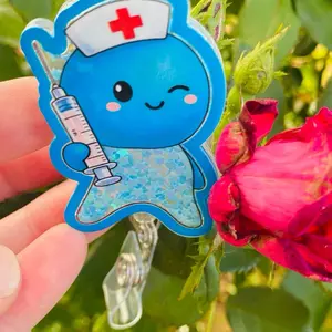 Glove Buddy Shaker badge reel nursing