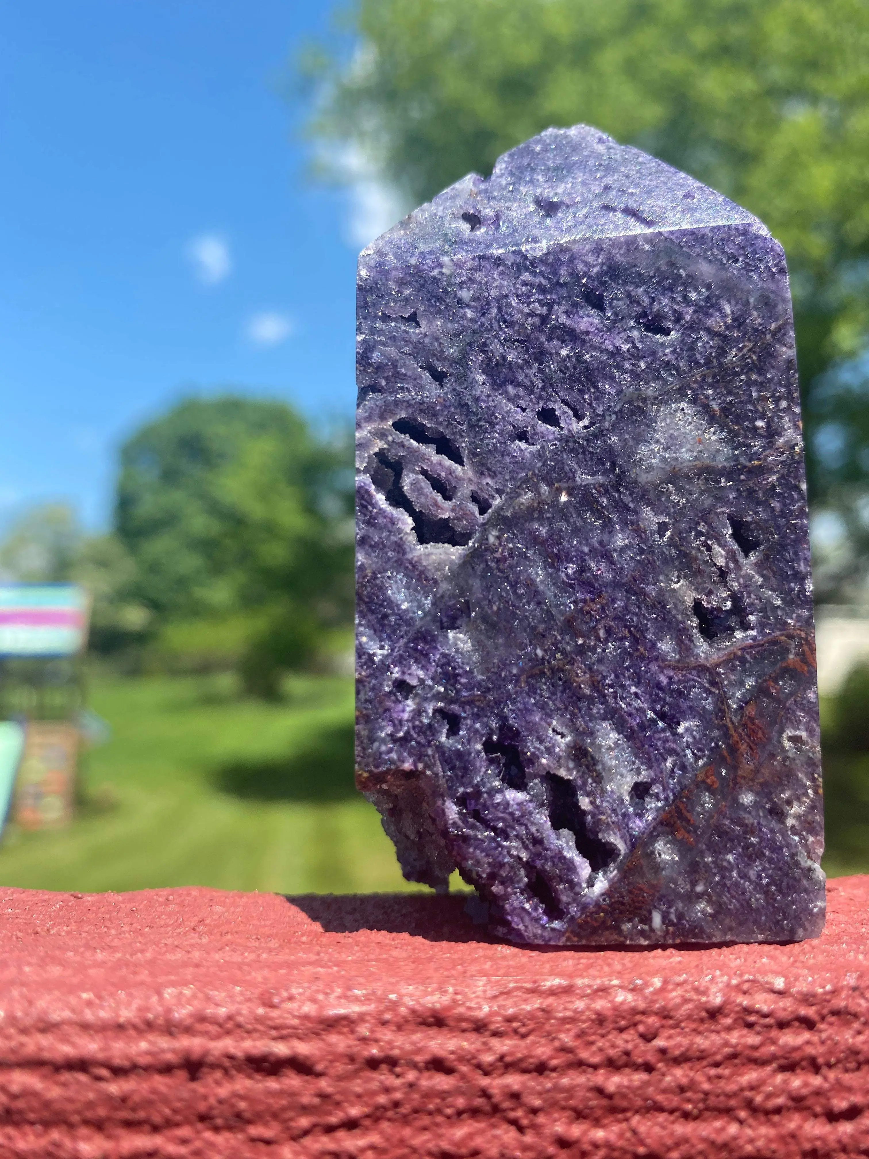 Purple Fluorite Tower