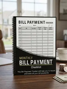 Personal Finance Organizer – 8.5x11 Bill Payment Planner, 100 Pages, Money Management Made Simple