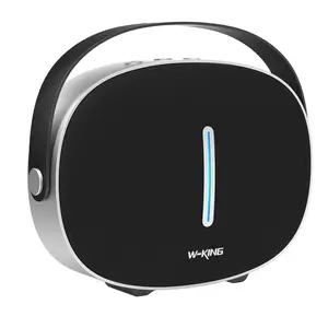 W-KING 96W Compact Wireless Bluetooth Subwoofer Stereo Speaker - Portable USB, Bluetooth 5.4, Deep Bass, Type-C Fast Charging Power Bank, USB/Aux Input, High Output, Smartphone Connectible, Bluetooth Receiver, for Smartphones & Large Parties, Smartphone C