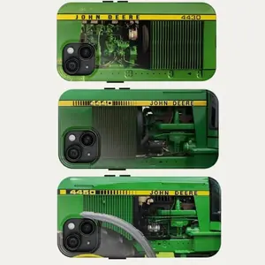 Tractor Agriculture Farm Equipment John Deere Green Lifestyle Fan Gift Art Tough Phone Case. Rustic Country Outdoor Aesthetic Rugged Shockproof Protective Cover For iPhone 17 Pro Max 16 Air 15 14 13 12 11.