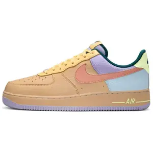 Nike Air Force 1 Low Multi Pastel Sneakers for Men and Women Comfortable Durable Lightweight Low Top Casual Shoes Trending House White Official Shoes