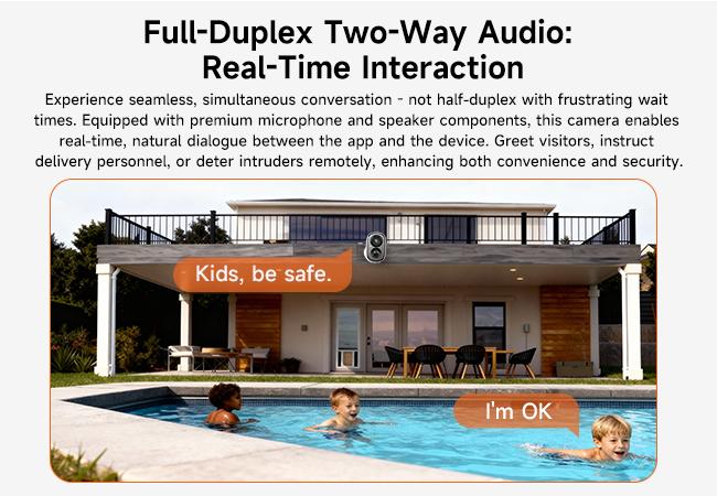 【2026 Big SALES】CINMOORE Outdoor/Indoor Magnetic wireless Camera 2.5K free install Smart Garage 2.4G WI-FI Security Camera – HD Video, Night Vision, Motion Detection, Magnetic, Wi-Fi, Two-Way Audio, Smartphone Control Lens