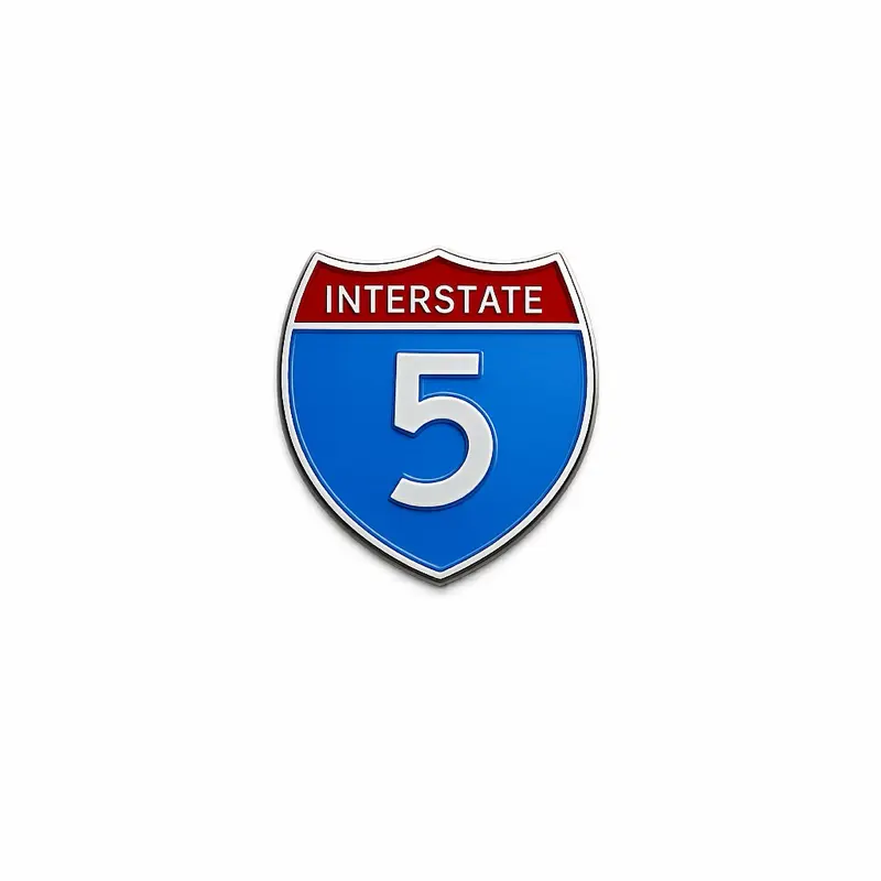 5 Freeway Pin