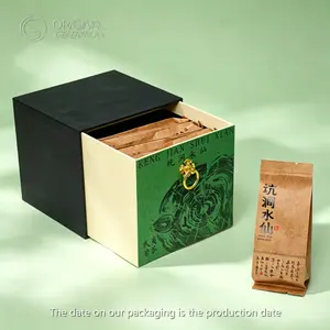 Pre Valley Grown Narcissus Wuyi Rock Oolong Tea 128g（8g×16 pcs）, Authentic Cliff Shui Xian Yancha with Mature Wood Aroma