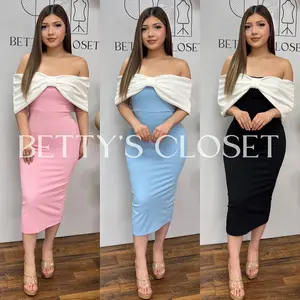 Kayla Off Shoulder Bow Dress