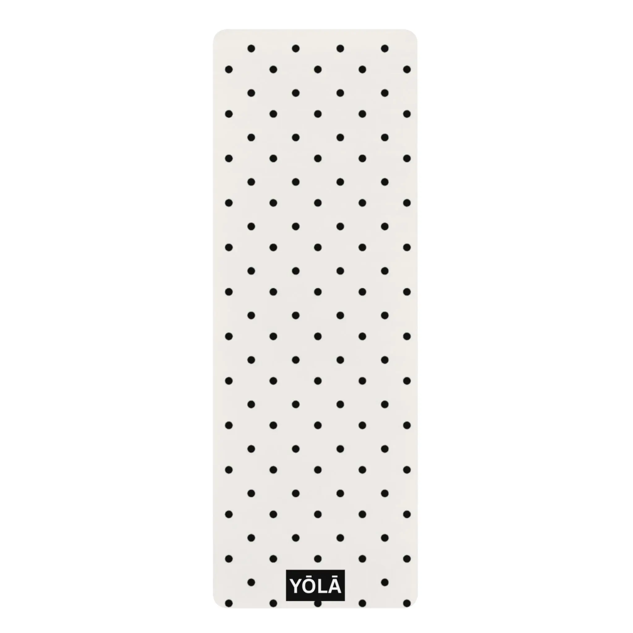 Polka Princess Mat 24"x70" Anti-Slip Bottom Edge-to-Edge Print Polyester Microfiber Suede Top Lightweight 3mm Thick