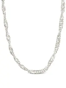 Sterling Silver Janina Delicate Twisted Chain Necklace Sterling Silver Janina Delicate Twisted Chain Necklace