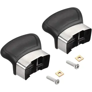 2 Pcs Replacement Handles For Single-Hole Pots, Pans, Pressure Cooker, Steamer. Pot Side Handles With Screw