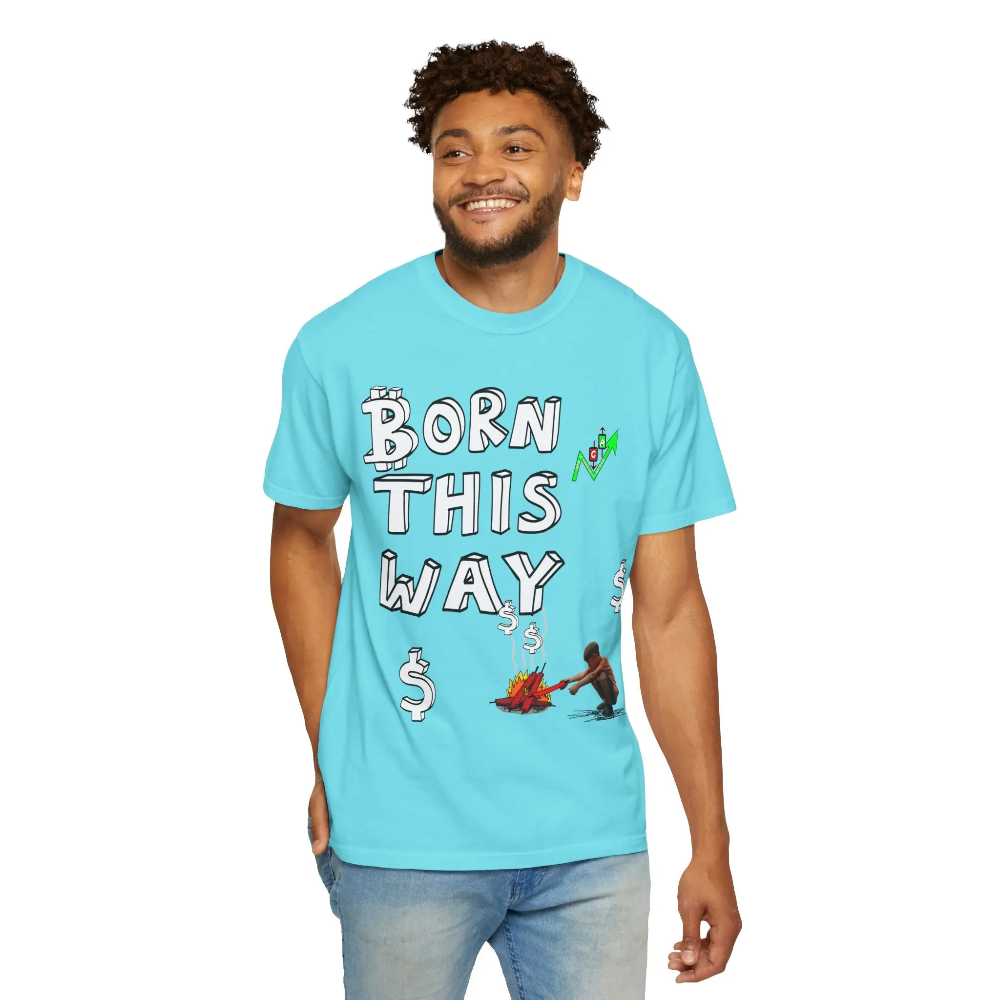 Born This Way Bitcoin inspired Crypto graphic tee | Crypt Apparel