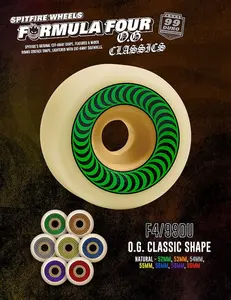 Spitfire - F4 OG Classics Natural 99 Wheels (Set of 4)