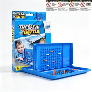 Exciting 2-Player Sea Battle Warship Board Game, Ideal Educational Toys for Boys, Perfect Gift for Halloween, Thanksgiving, Christmas & Game Lovers
