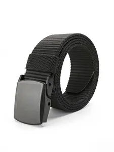Unisex hypoallergenic nylon belt, smooth buckle, available in multiple colors. Durable and non-irritating, suitable for casual, formal and outdoor wear.