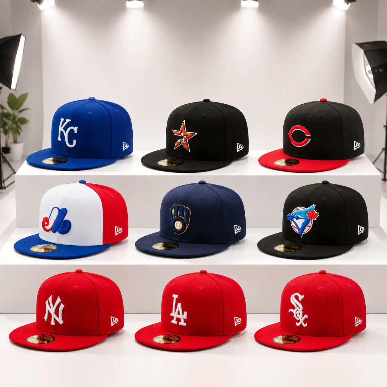 2027NEWERA59FIFTYMLB Baseball Hat National Teams Fitted Snapback Los Angeles Dodgers New York Yankees Boston Red Sox Hats Cap Caps Hat