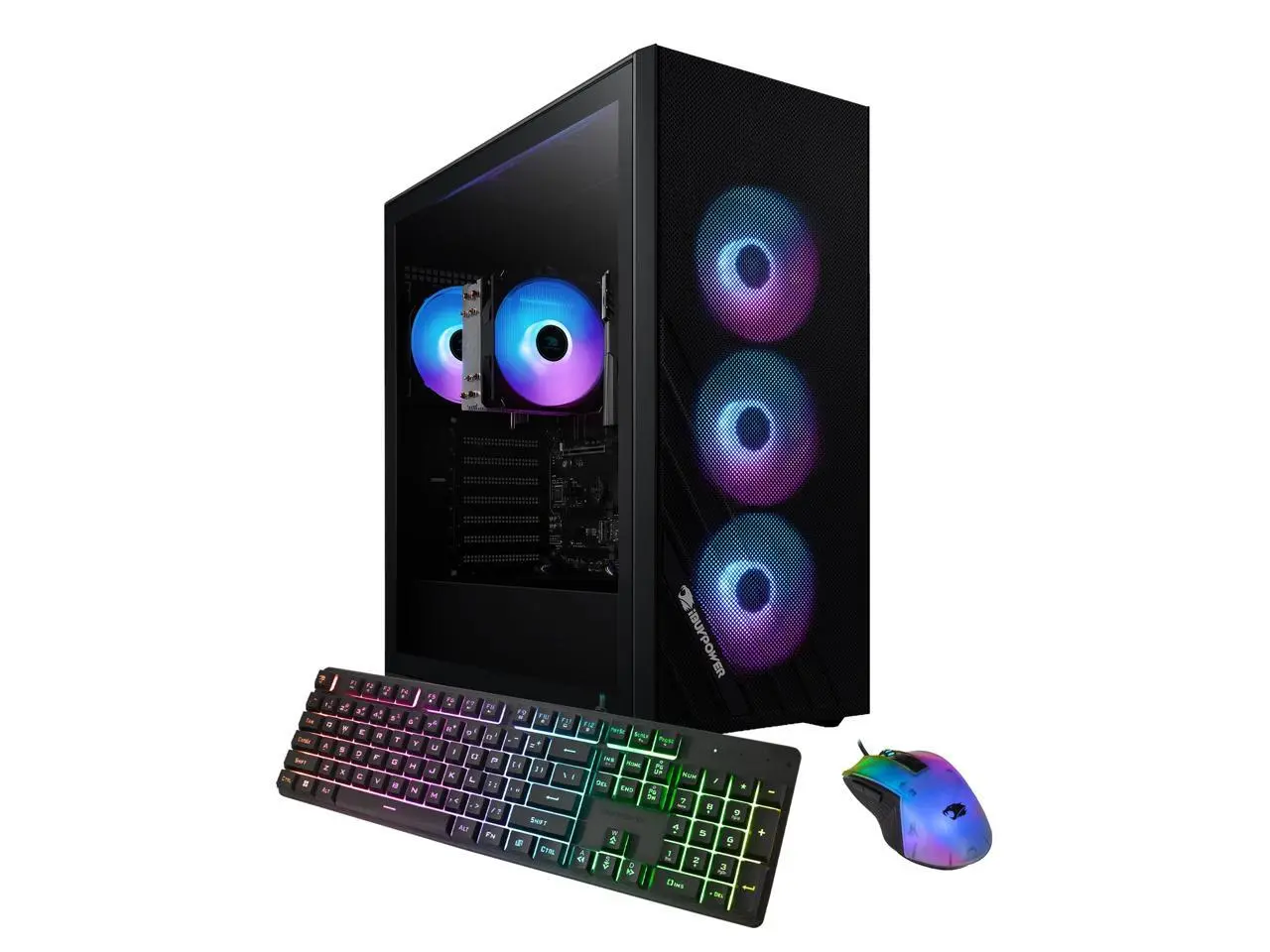 iBUYPOWER Scale Gaming PC Desktop Computer, Intel Core Ultra 5 250K Plus 2026 CPU with Integrated Intel Graphics, 16GB DDR5 RAM, 1TB NVMe SSD, Windows 11 Home, Keyboard, Mouse  Black