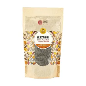 YUANSHUN Black Sesame Powder 450g - Instant Drinkable, Nutritious Breakfast Superfood, Rich in Calcium & Iron