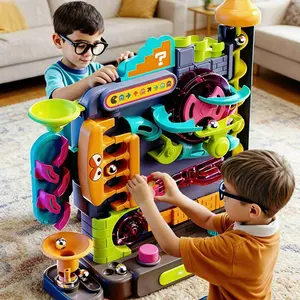 Rollerball Adventure Game Set, Suitable for Ages 3+, Enhances Logical Thinking & Focus, Indoor Family Interaction Toy, Tabletop Games, Perfect Gift