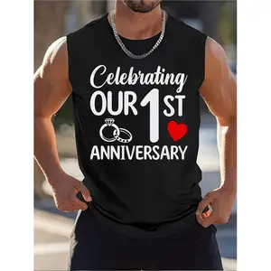 A Round Acrylic Pendant Ornament Featuring Wedding Rings And a Heart Design, Perfect for Celebrating Our First Anniversary. Ideal for Home Decor And Car Interiors