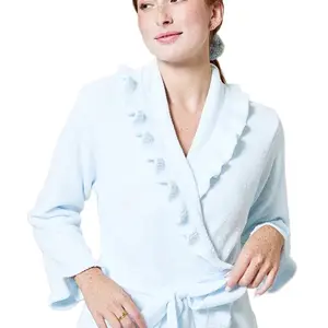 Cute and Flirty Women's 36" Ruffle Chenille Robe