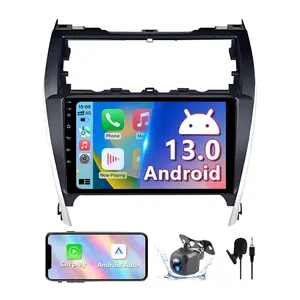Android 13 Car Stereo for Toyota Camry 2012-2014, 10" Touchscreen Head Unit,Wireless CarPlay & Android Auto,GPS Navigation,HD Backup Camera,Mirror Link,WiFi 6,Bluetooth 5.4,FM,SWC