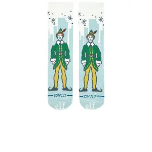 Stance Big City Elf Crew Socks in Ice Blue