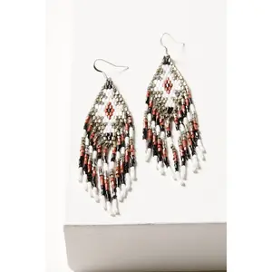 Trousdale Beaded Fringe Earrings