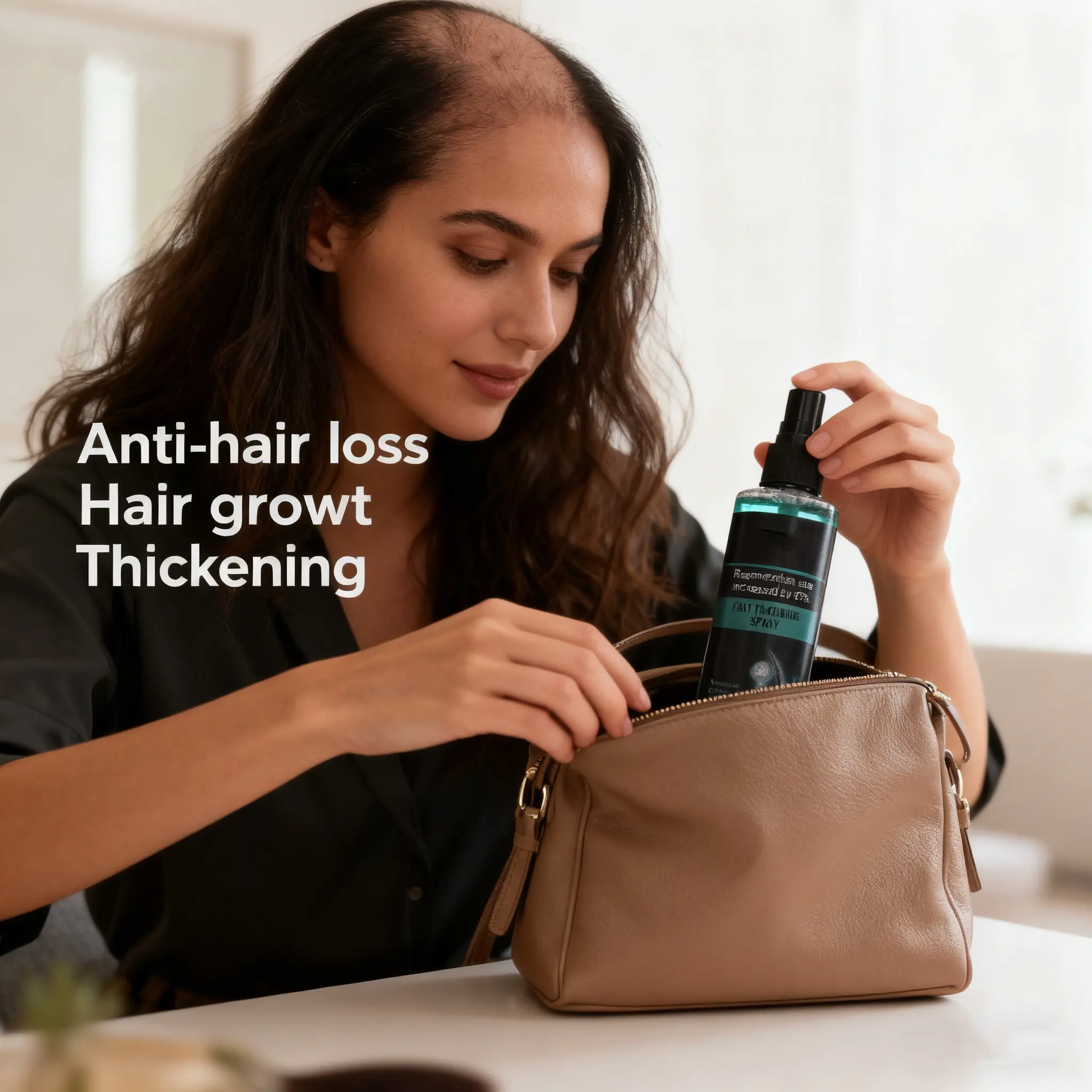 Anti Hair Loss Scalp Nourishing Spray - Fast Absorbing Formula for Thinning Hair, Promotes Hair Regrowth for Men & Women