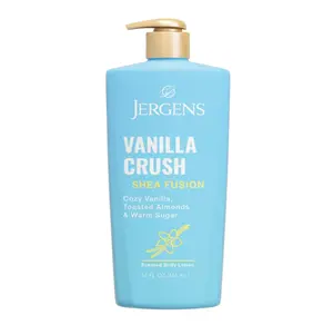 Jergens Shea Fusion Vanilla Crush Body Lotion for Dry Skin, Moisturizing Body Lotion with Shea Butter and Vitamin E, 14 fl oz