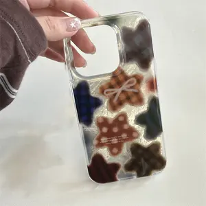 Stylish Butterfly Star Pattern Phone Case, Perfect Gift for Best Friends, Compatible with iPhone Models 11 Through 17 Pro Max