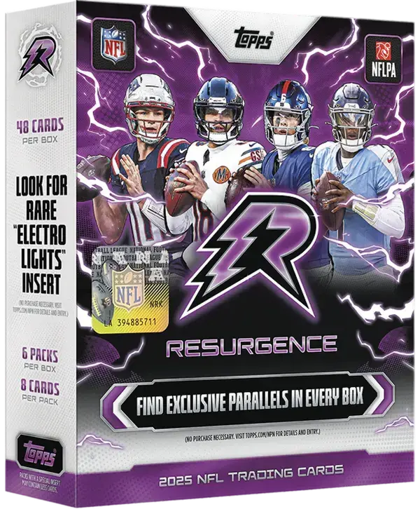 PYT 242 (5) 2025 Topps Resurgence Football Mega Boxes