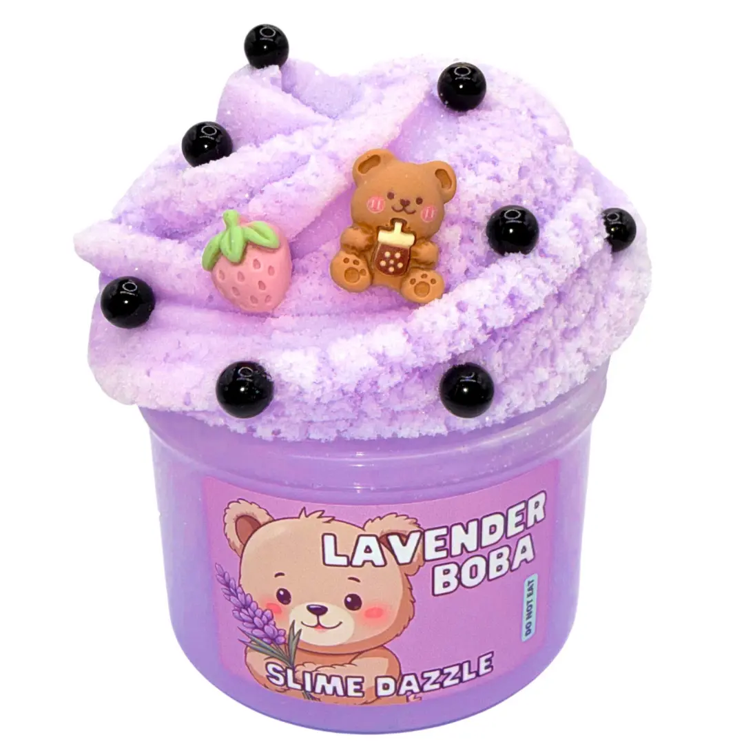 Lavender Bear Cloud Slime 8 Fl Oz Non Sticky Slime Beginner Friendly Made in USA Lavender Scented Lavender Bear Cloud Slime 8 Fl Oz Non Sticky Slime Beginner Friendly Made in USA Lavender Scented