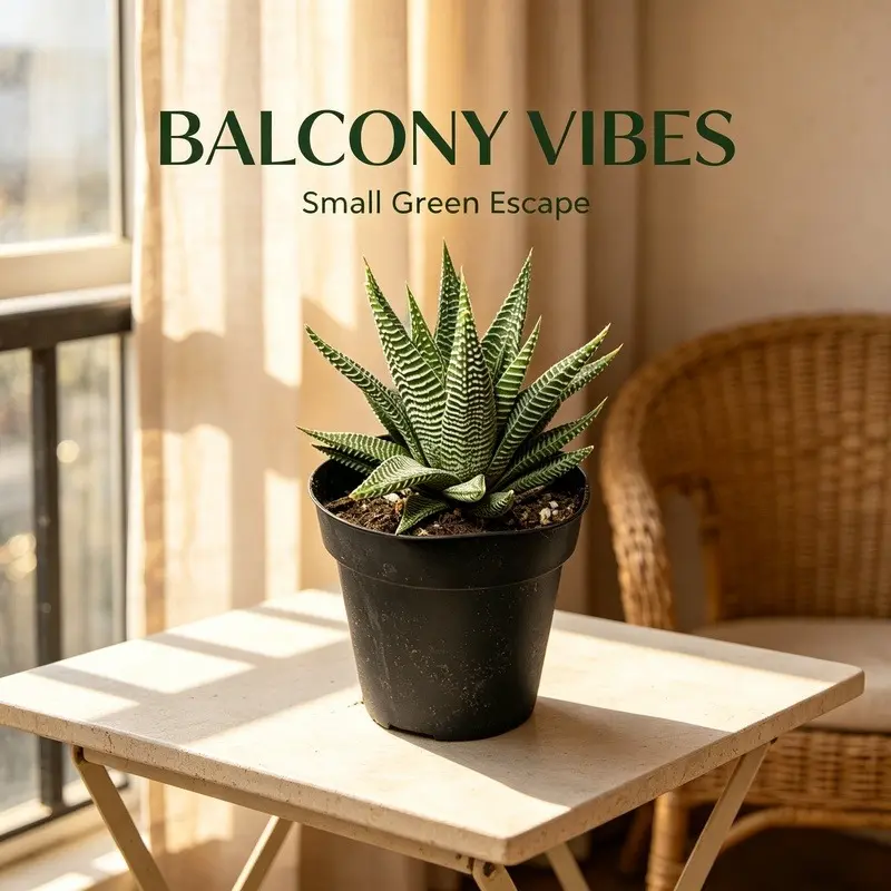 RZ-28 Haworthia Miami Live Plant, Indoor Garden Addition for Home Improvement