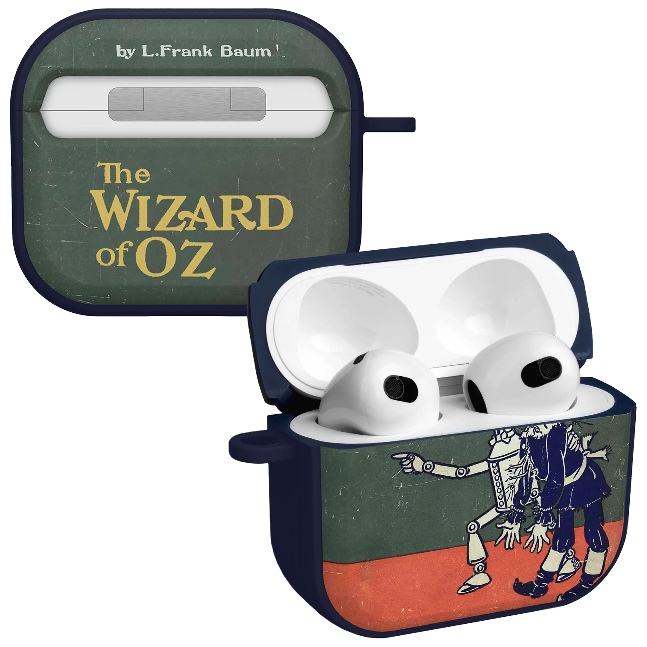 Affinity Bands Classic Books HDX Case Cover Compatible with Apple AirPods Gen 3