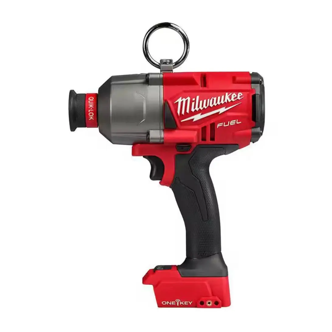 Milwaukee M18 FUEL 1-Key Smart 18V 7/16 High Torque Impact Wrench (2865-20) - Lineman Use, 30% Faster Drilling, 750 ft./lbs Torque, Balanced Maneuverability, LED Light, All M18 Battery Compatible