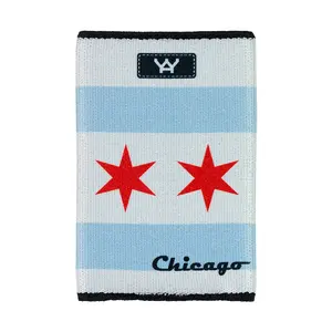 Yay Novelty 1180 The Perfect Slim Wallet for Front Pocket Use - Chicago Flag